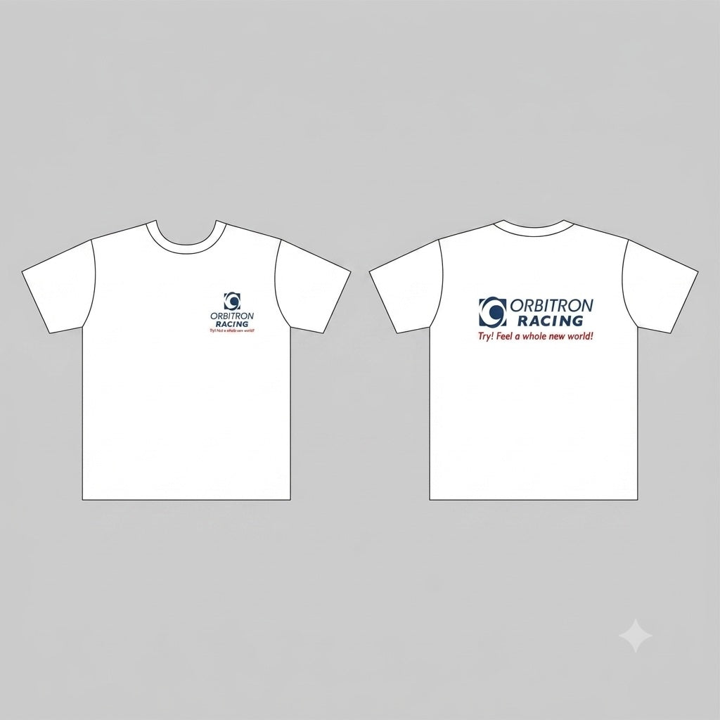 ORBITRON RACING ロゴ半袖Tシャツ